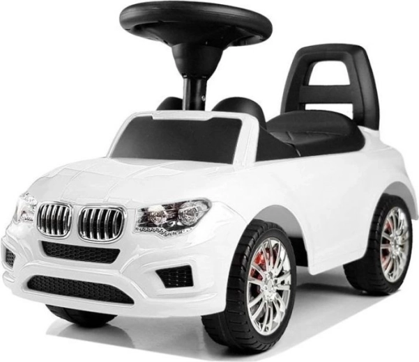 Kinder-Rutschfahrzeug SuperCar mit Sound – weiß