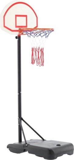 Tragbarer Basketballkorb mit verstellbarer Höhe 165–205 cm