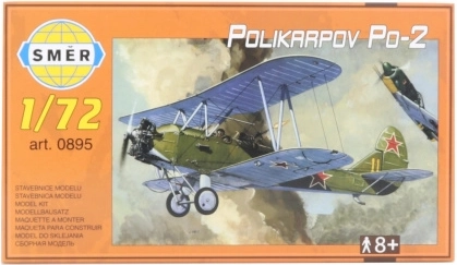 Směr Flugzeugmodellbausatz Polikarpov Po-2 (Räder) 1:72