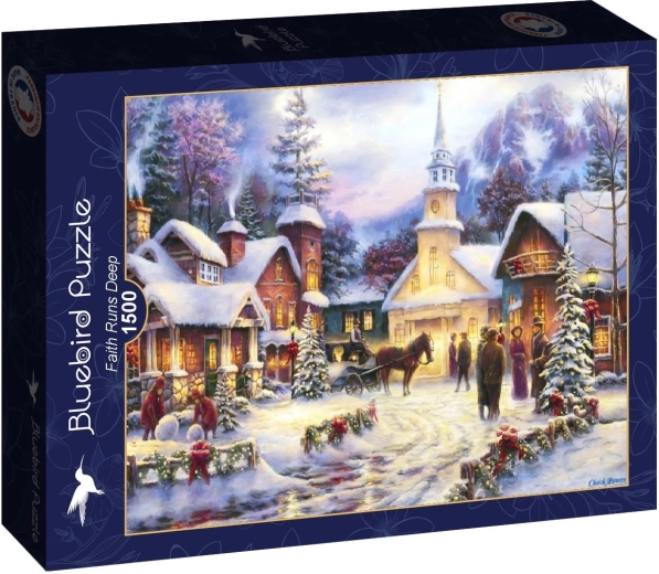 Bluebird Puzzle Hluboká víra 1500 Teile