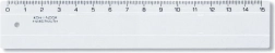 Lineal 15 cm transparent KOH-I-NOOR