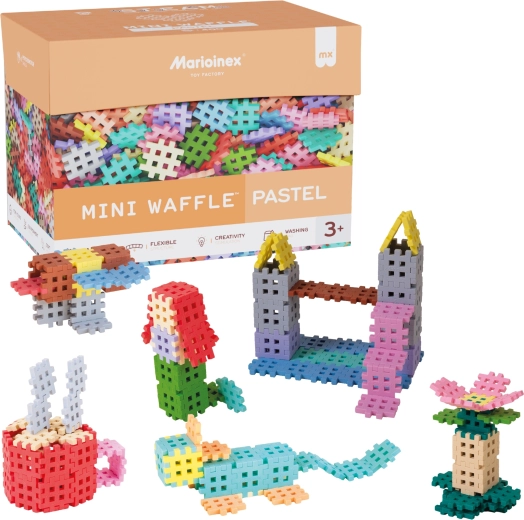 Bauset Mini Waffle Pastell 400 Stk. MARIOINEX