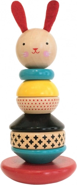 Holzturm zum Stecken Häschen