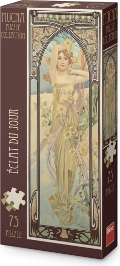 Dino Panoramapuzzle Alfons Mucha – Tagesglanz (75 Teile)