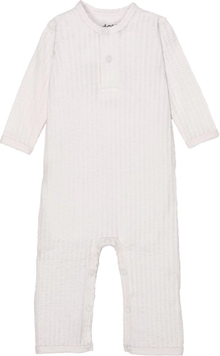 Lodger atmungsaktiver Baby-Strampler Jumper Seersucker Cloud Dancer Gr. 62