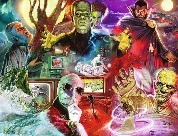 Ravensburger Puzzle Universal Monsters 2000 Teile