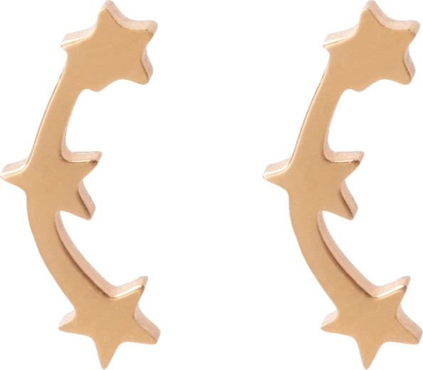  Ohrringe Sterne - gold