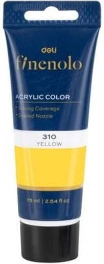 Acrylfarbe Hellgelb 75 ml