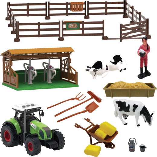 Spielset Bauernhof mit Licht und Sound, 43-tlg.