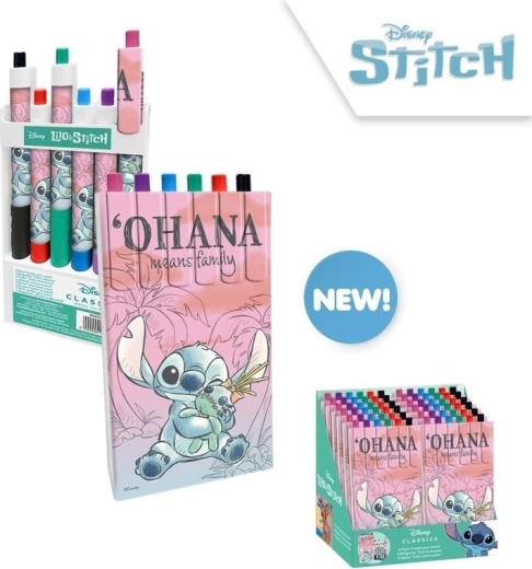 Set mit 6 Kugelschreibern STITCH