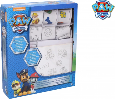 Paw Patrol Ausmalaufkleber und Tattoos
