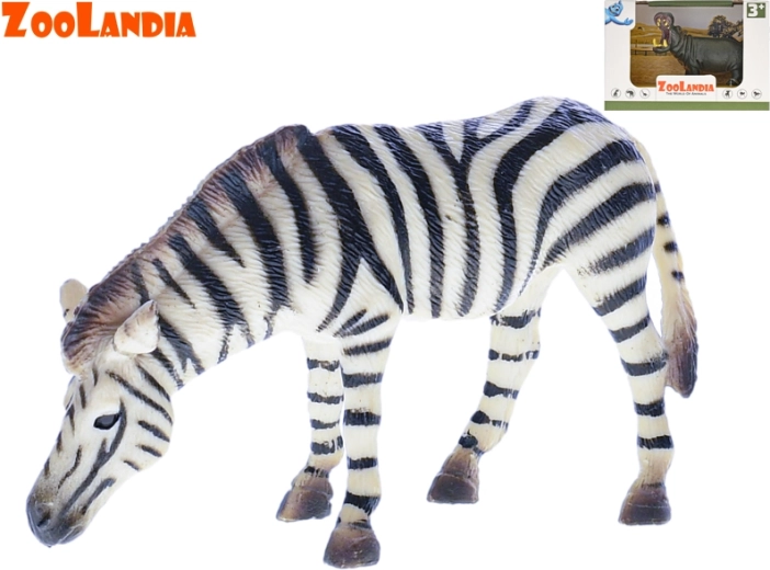 Zoolandia Tierfigur – Zebra oder Nilpferd (9,5–12 cm)