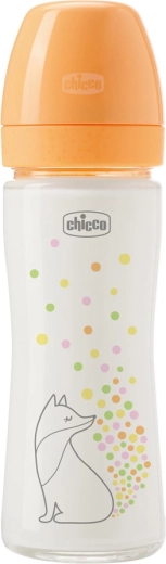 Chicco Glas-Babyflasche Perfect Easy 240 ml mit Silikonsauger