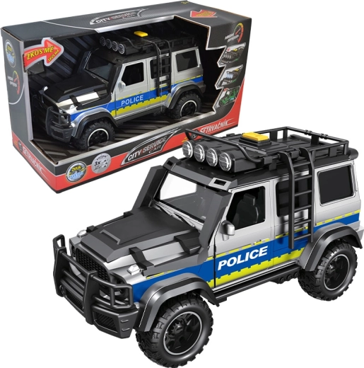 Geländepolizeiauto 1:14 City Service Car mit Licht und Sound