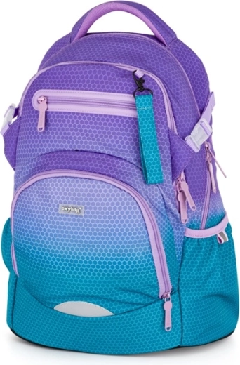 Schulrucksack OXY Ombre blau‑rosa