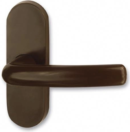 Balkongriff Klassik Kunststoff braun