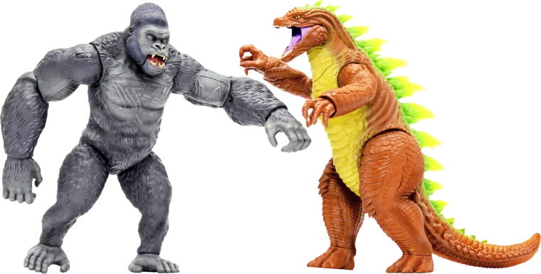Primal Clash Boss vs. King Kaiju – Figuren-Set für Monsterduelle, 21 cm