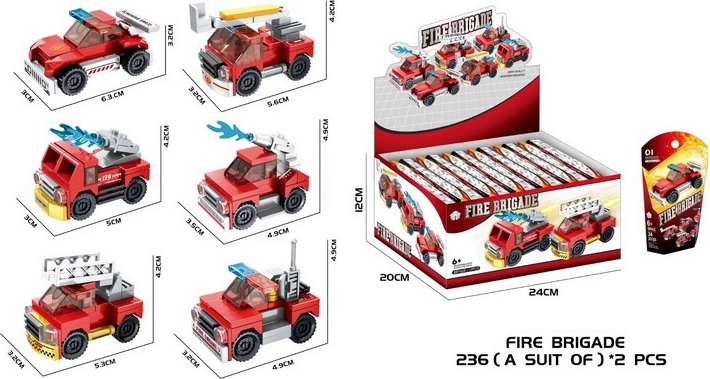 Mini-Bausatz Feuerwehrwagen