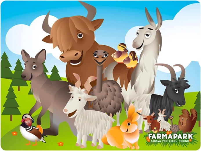 3D-Postkarten Farmapark 3