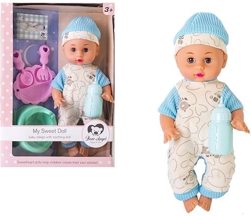 Baby-Puppe mit Zubehör – 1 Stück