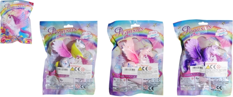 Plastik-Einhorn mit Kamm – 1 Stück