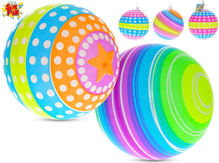 Sun Fun Regenbogen-Plastikball 22 cm