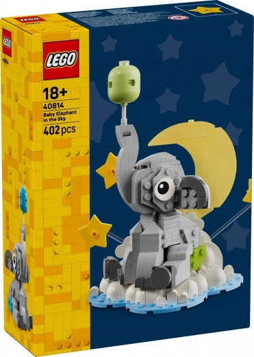 LEGO Iconic Elefant auf der Wolke