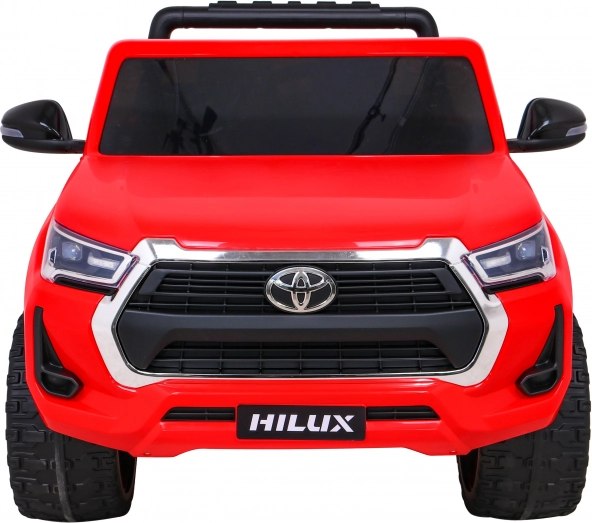 Elektrisches Kinderauto TOYOTA Hilux 4x4 mit Fernbedienung – roter Pickup