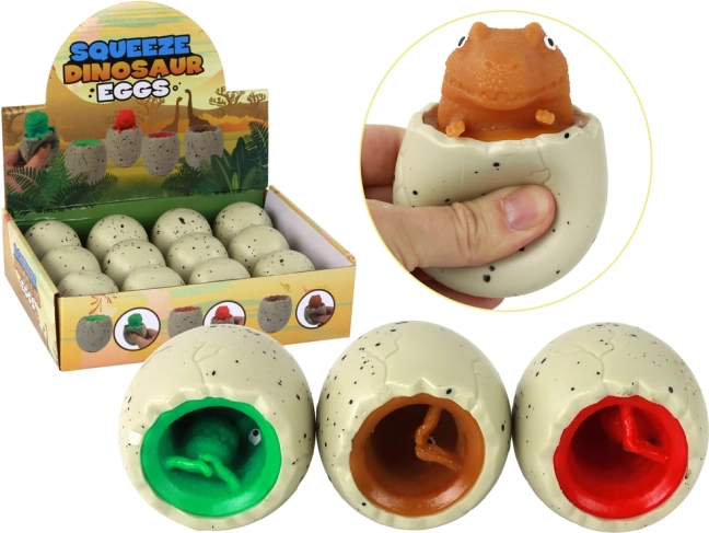 Antistress-Spielzeug Dinosaurier im Ei Squishy