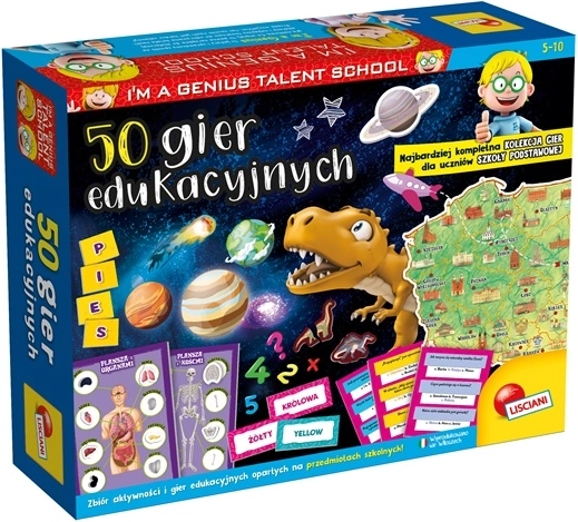 Lisciani I’m a Genius: 50 Lernspiele
