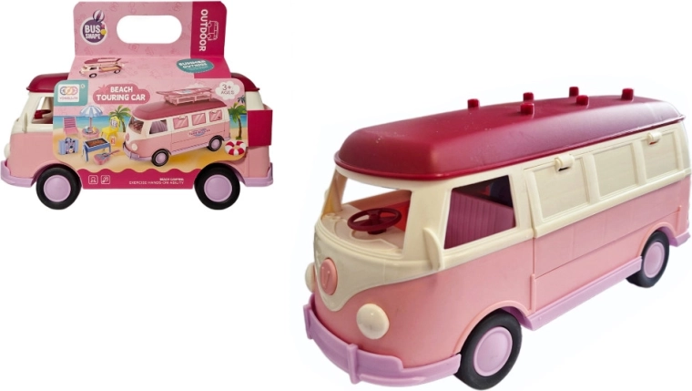 Fahrbarer Camper mit Zubehör