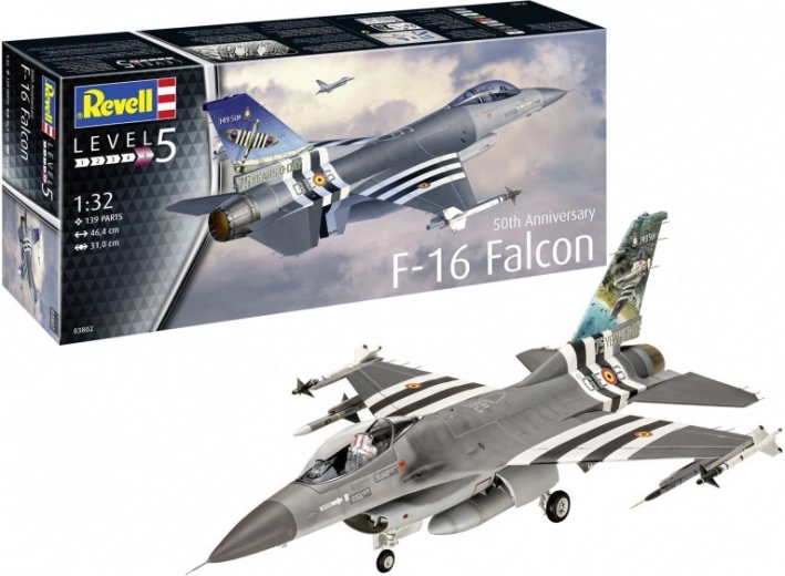 Plastikmodellflugzeug 50th Anniversary F-16 Falcon 1/32