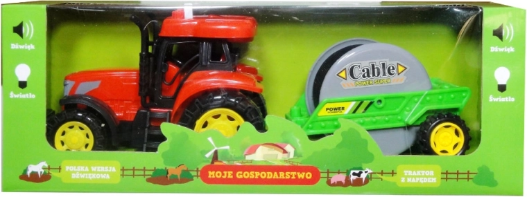 Traktor mit Anhänger und polnischem Soundmodul – Meine Landwirtschaft