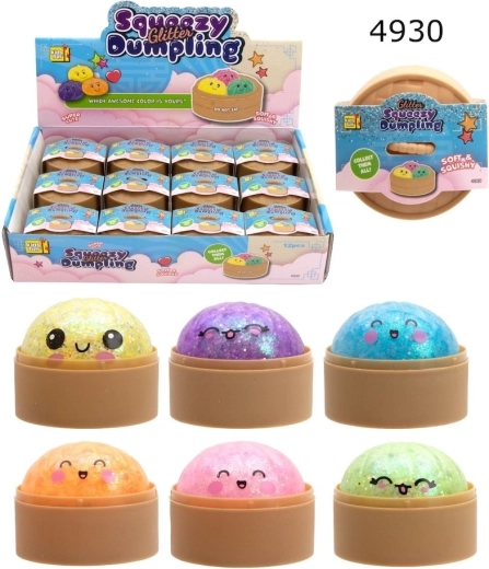 Bao-Quetschknödel glitzernd 5 cm