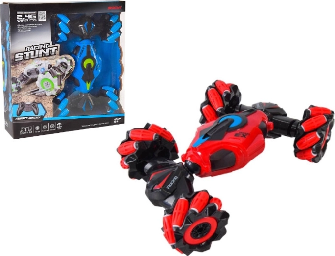 Ferngesteuertes, verwandelbares Stunt-Flip-Auto mit LED-Lichtern und Sound (2,4 GHz)