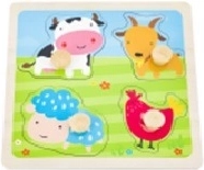 Babu Holzpuzzle Bauernhof für Kinder