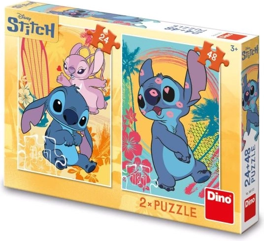 Verliebter STITCH Kinderspiel-Puzzle 24 und 48 Teile
