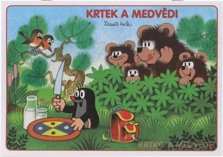 Malbuch A5 Der kleine Maulwurf und die Bären