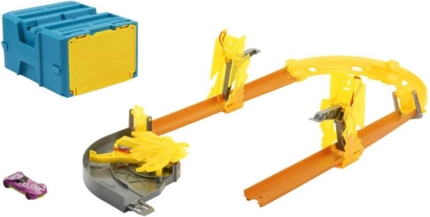 Hot Wheels Track Builder Rennstrecke in der Box