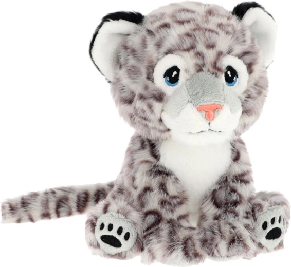 Keel Toys Keeleco Schneeleopard, Öko-Plüschtier 14 cm