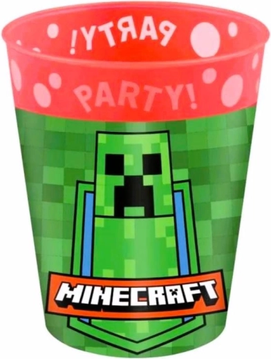 Plastikbecher Minecraft – 1 Stück