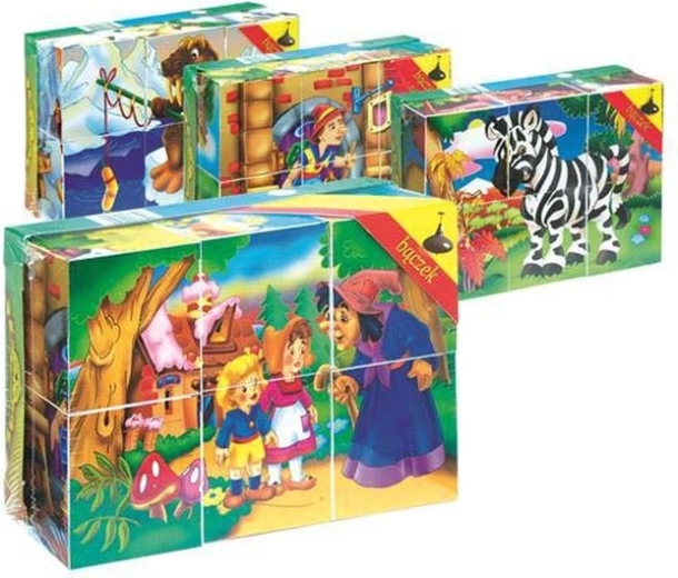 Mini-Bilderpuzzle – 6 Würfel