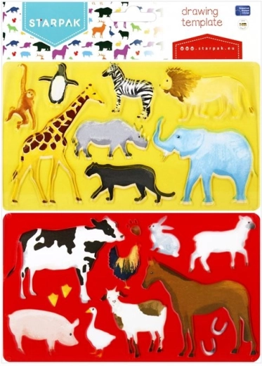 Tierschablonen - 1 Stück