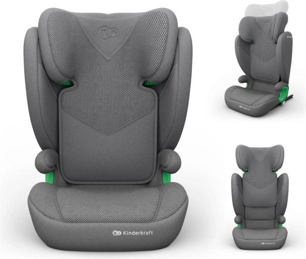 Kinderkraft Autositz Junior fix 2 plus i-Size Grey (100–150 cm)