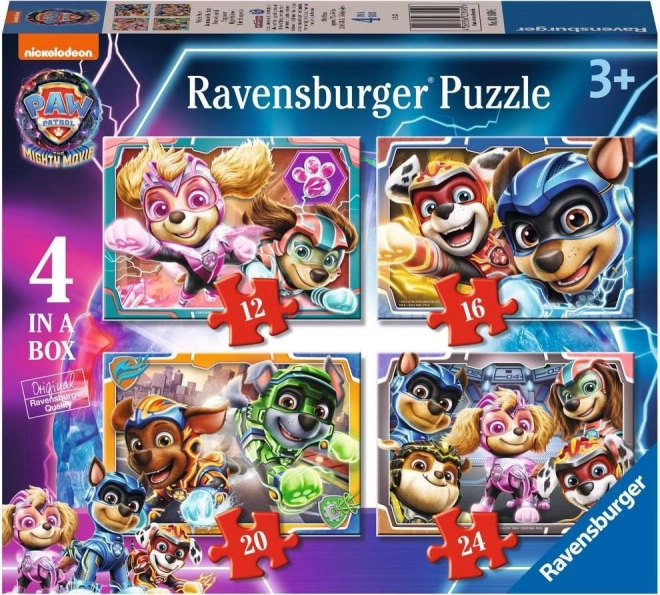 Ravensburger Puzzle Paw Patrol: Der Kinofilm 4-in-1 (12–24 Teile)