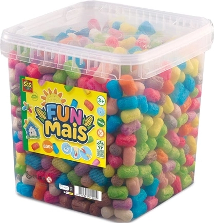 SES Funmais Baukasten aus Mais 800 Stk. im Eimer