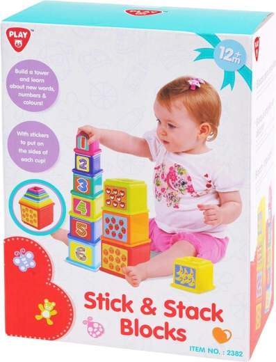 Stapelkuben PLAYGO für Kinder ab 12 Monaten