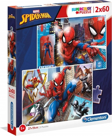 CLEMENTONI Puzzle Spiderman: Einsatz 2x60 Teile