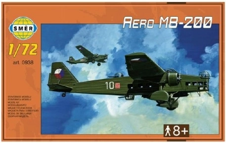 Flugzeugmodell Aero MB-200 im Maßstab 1:72