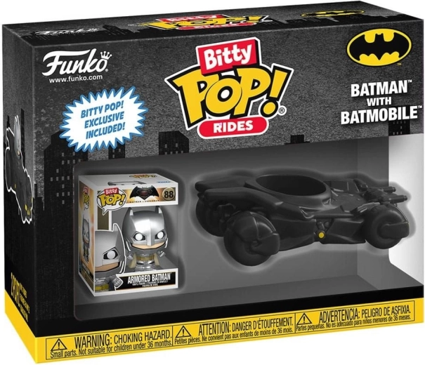 Funko Bitty Pop! Rides Batman mit Batmobil – 1 Stück